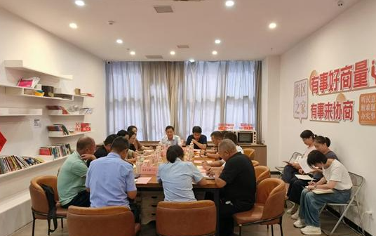 合肥高新区蜀麓中心：召开“共商共治”街区议事会